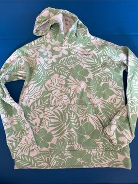 abercrombie kids Mint Green and White Hoodie